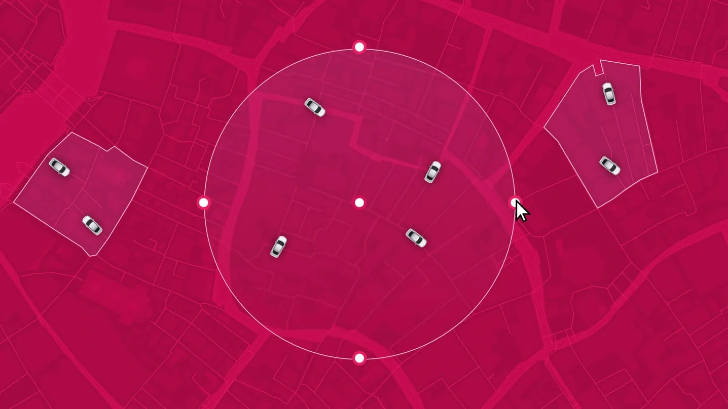 Deja que tu negocio de taxis se beneficie de la función de zonas