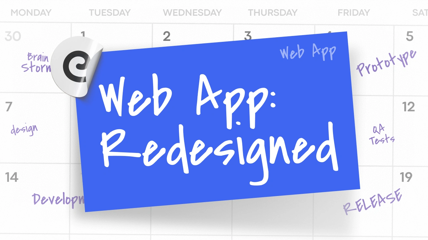 Web App: New & Redesigned