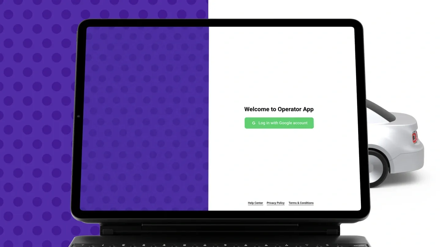Smooth new taxi Operator app by Onde