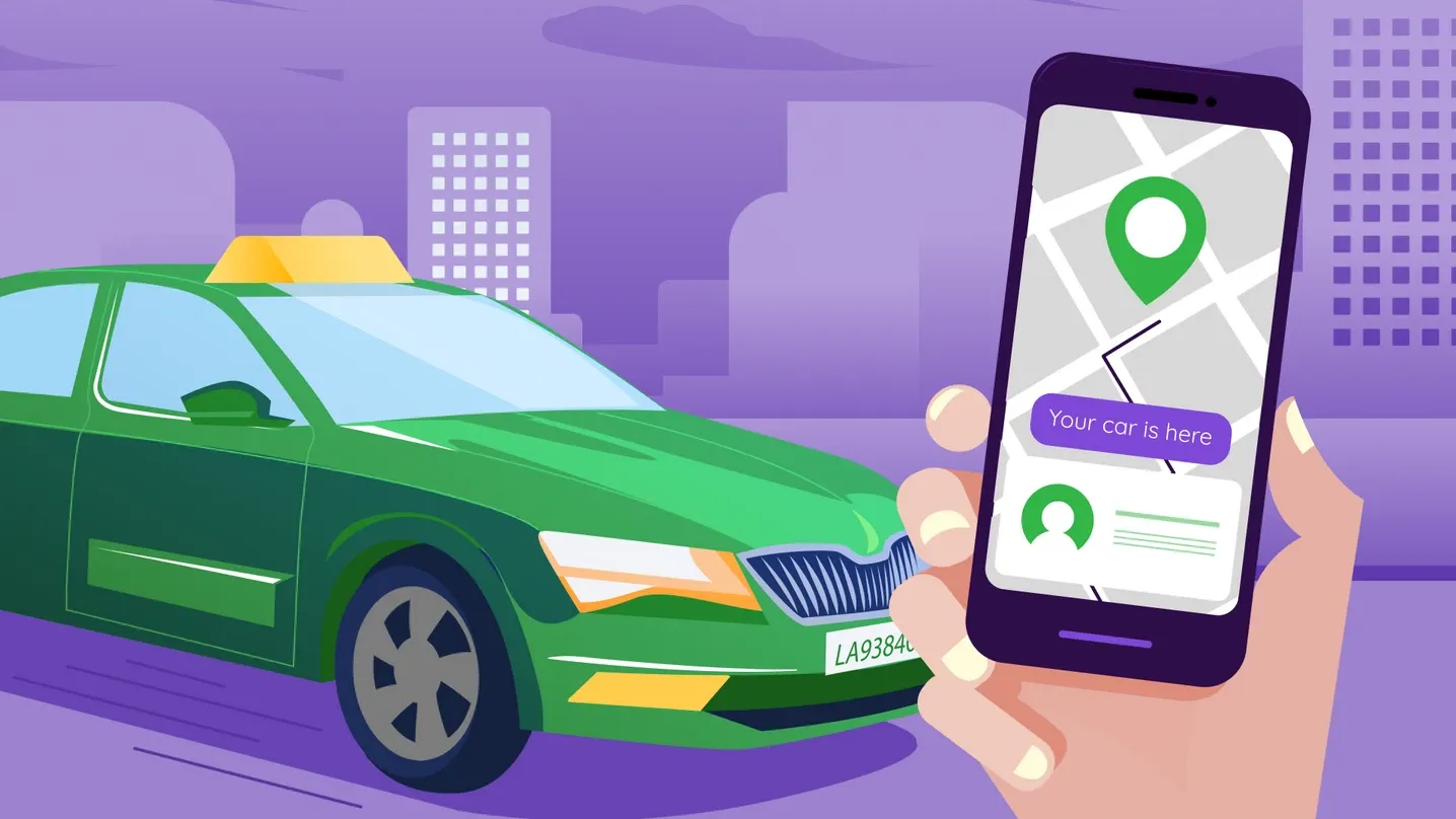 an app for taxi company