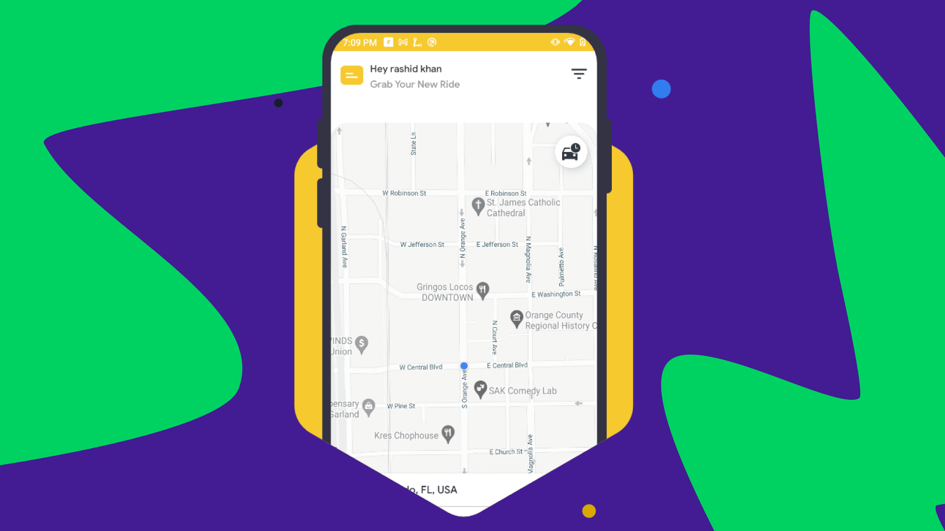 Gofer, developed by Trioangle Technologies, is an Uber clone primarily for the taxi booking market.
