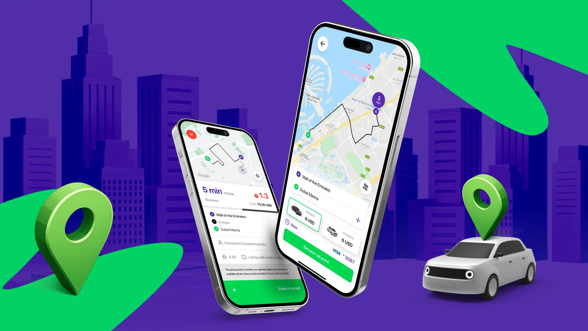 Taxi booking software evaluation matrix for US operators