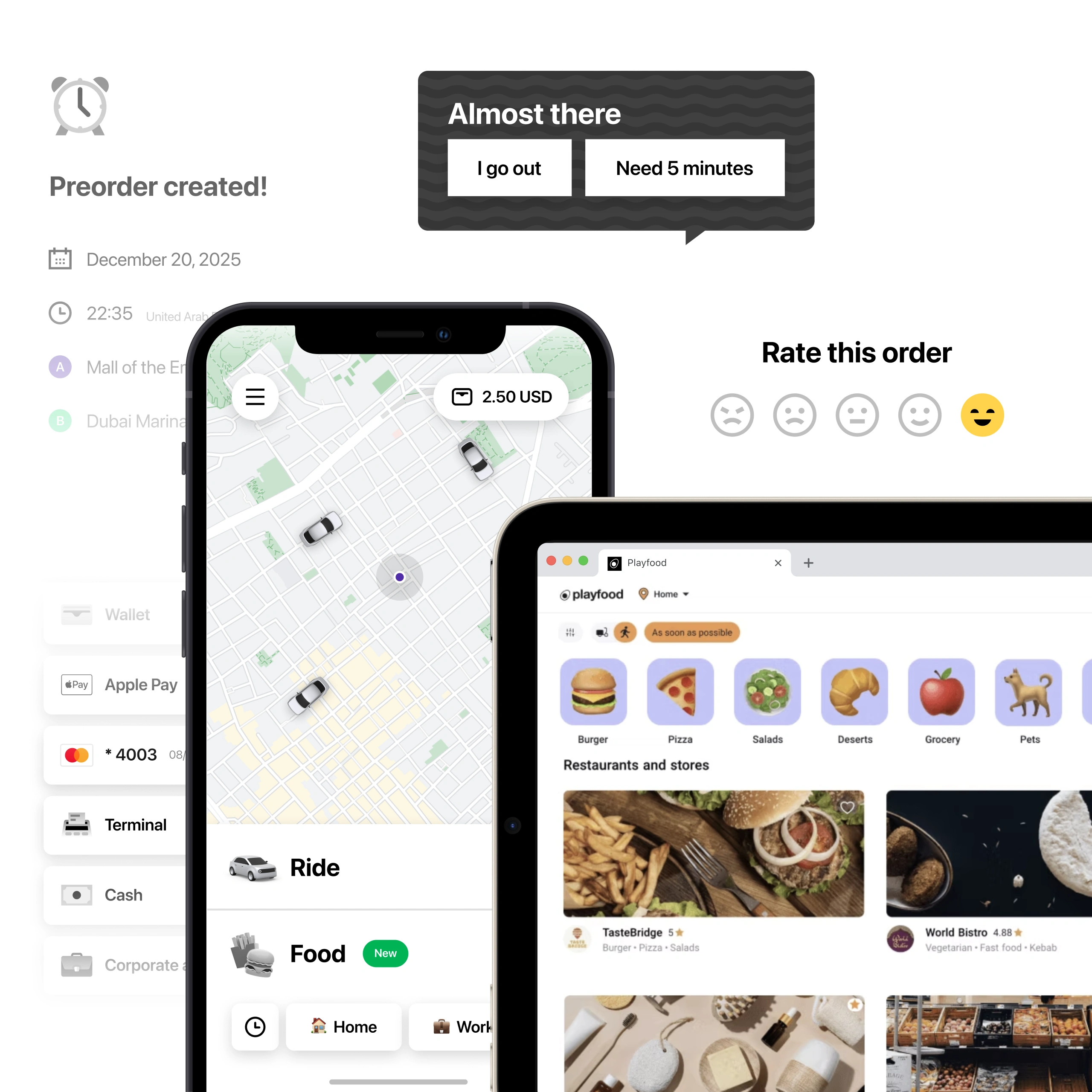 Customer app & Web marketplace