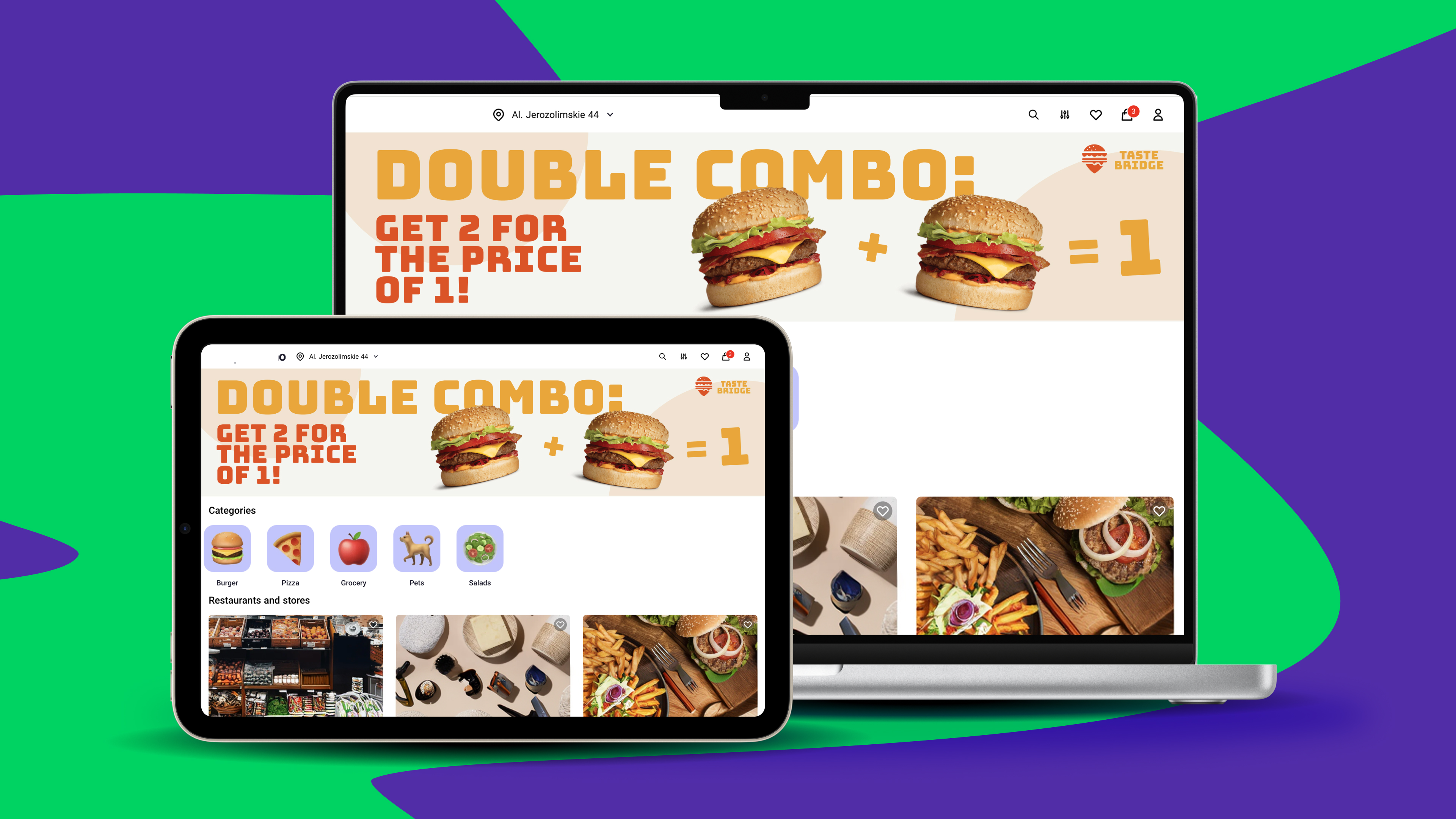 Playfood's web marketplace