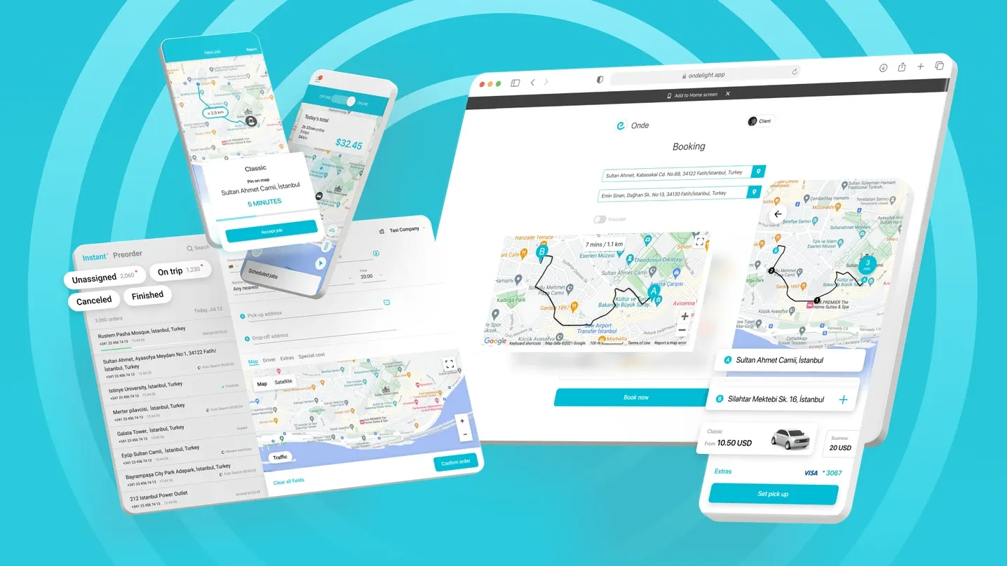 Onde.Light ride-hailing platform for free