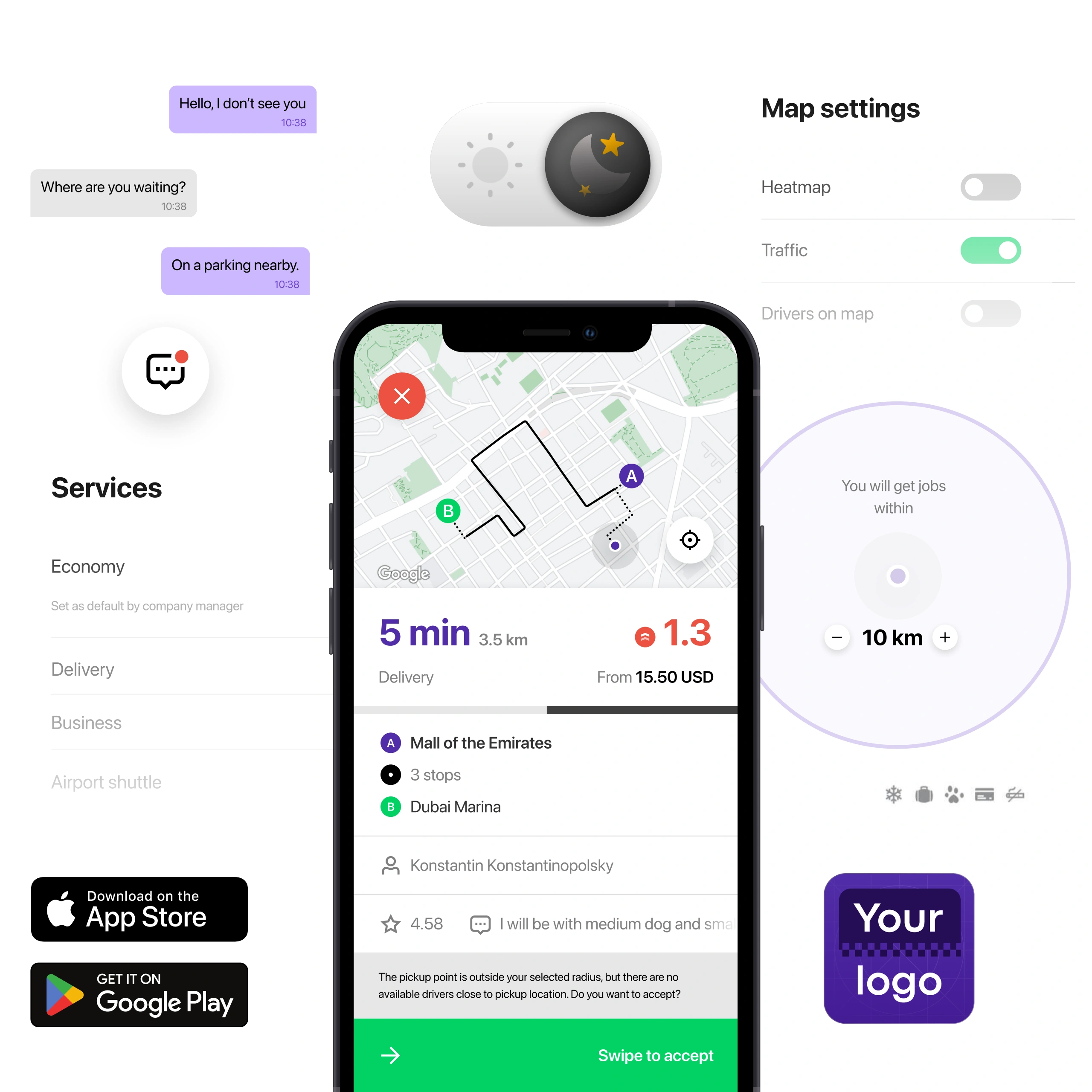 Driver app