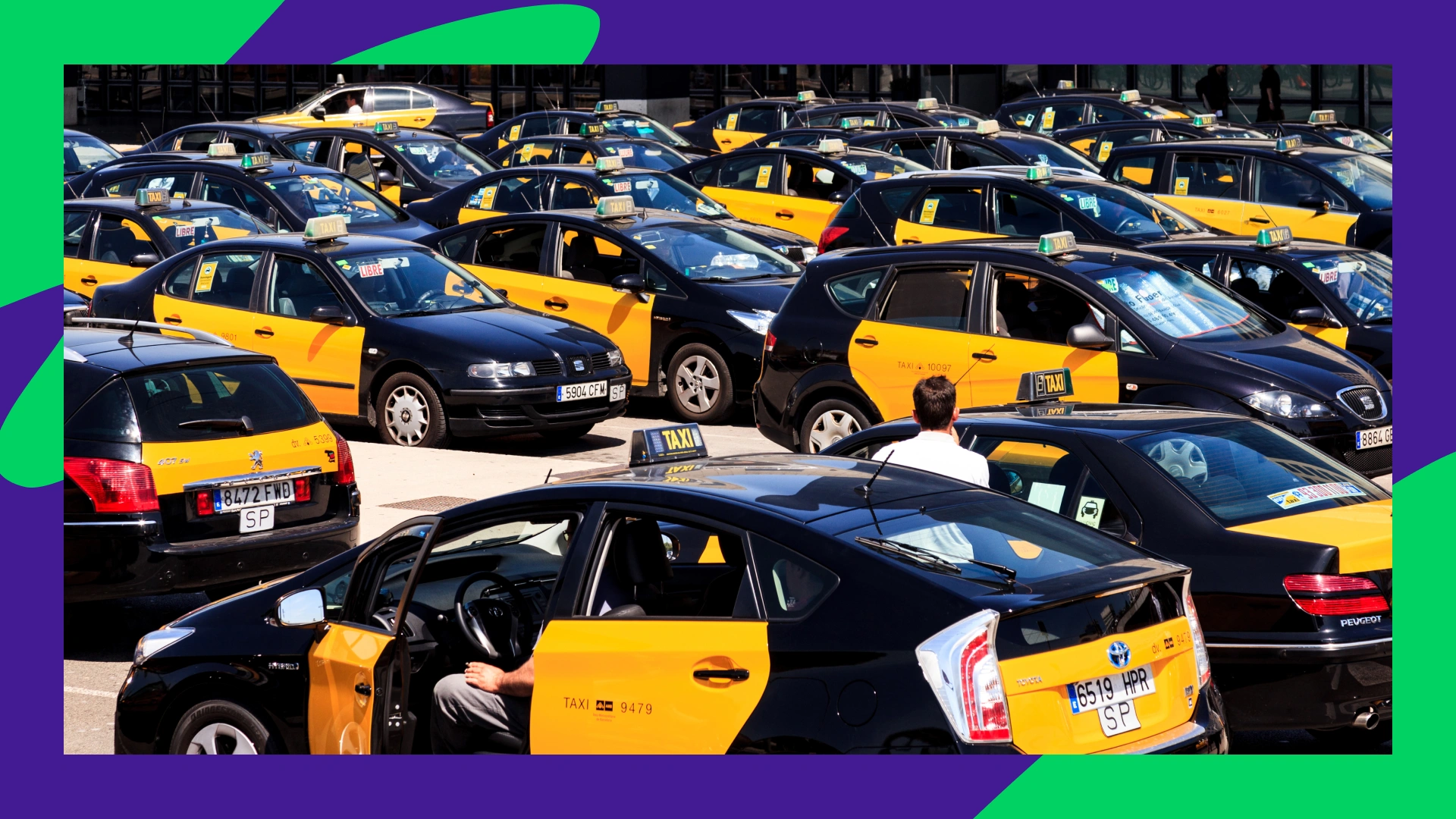 taxi business global expansion illustration