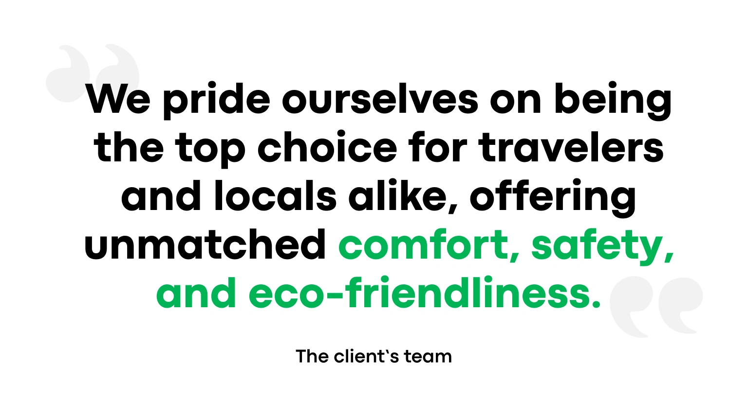 Eco Taxi has successfully identified its niche, achieved product-market fit, and is demonstrating steady growth.