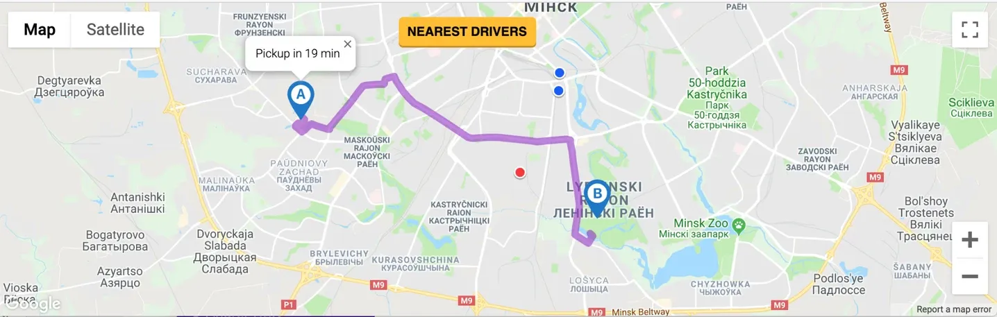 nearest drivers