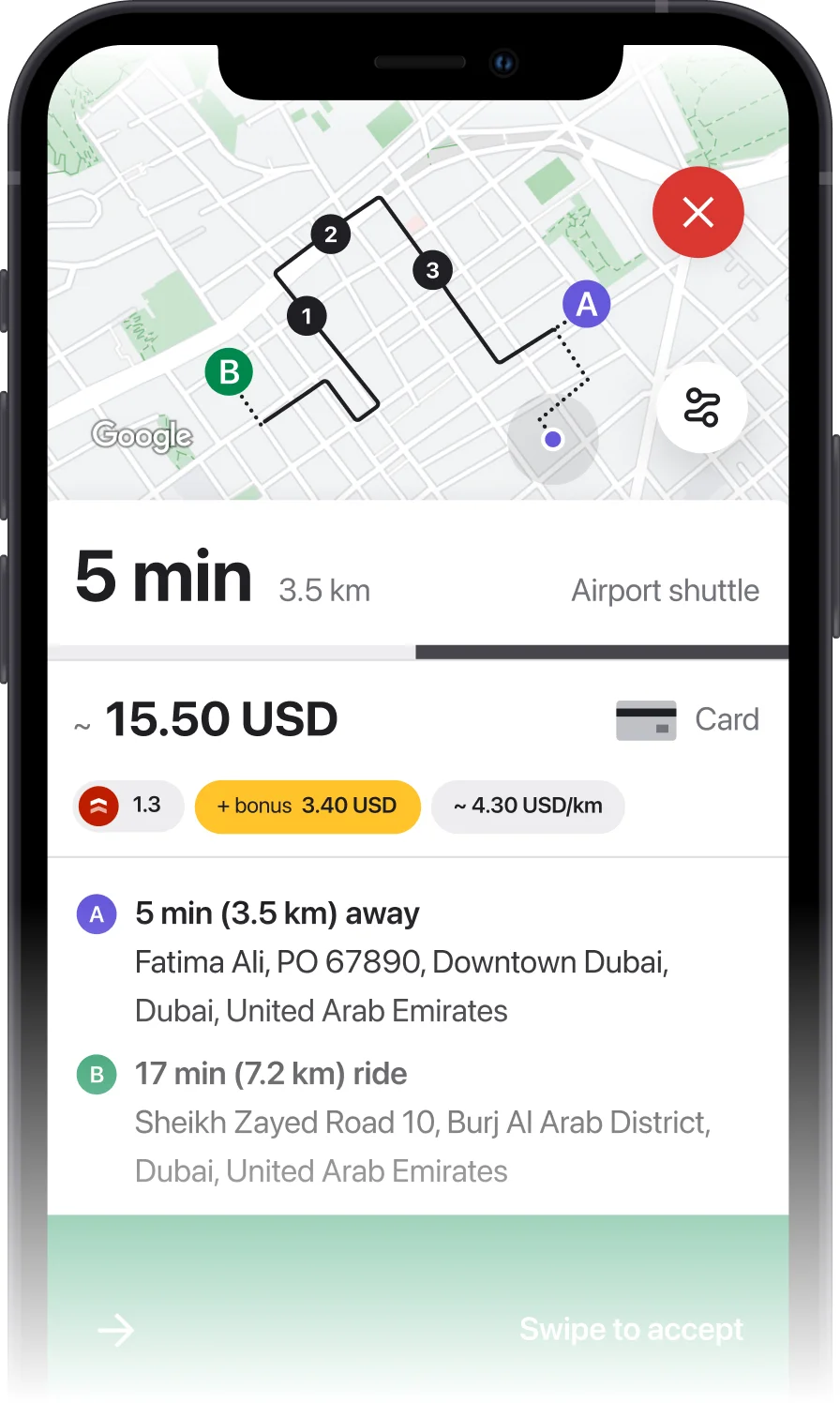 Onde - Driver app