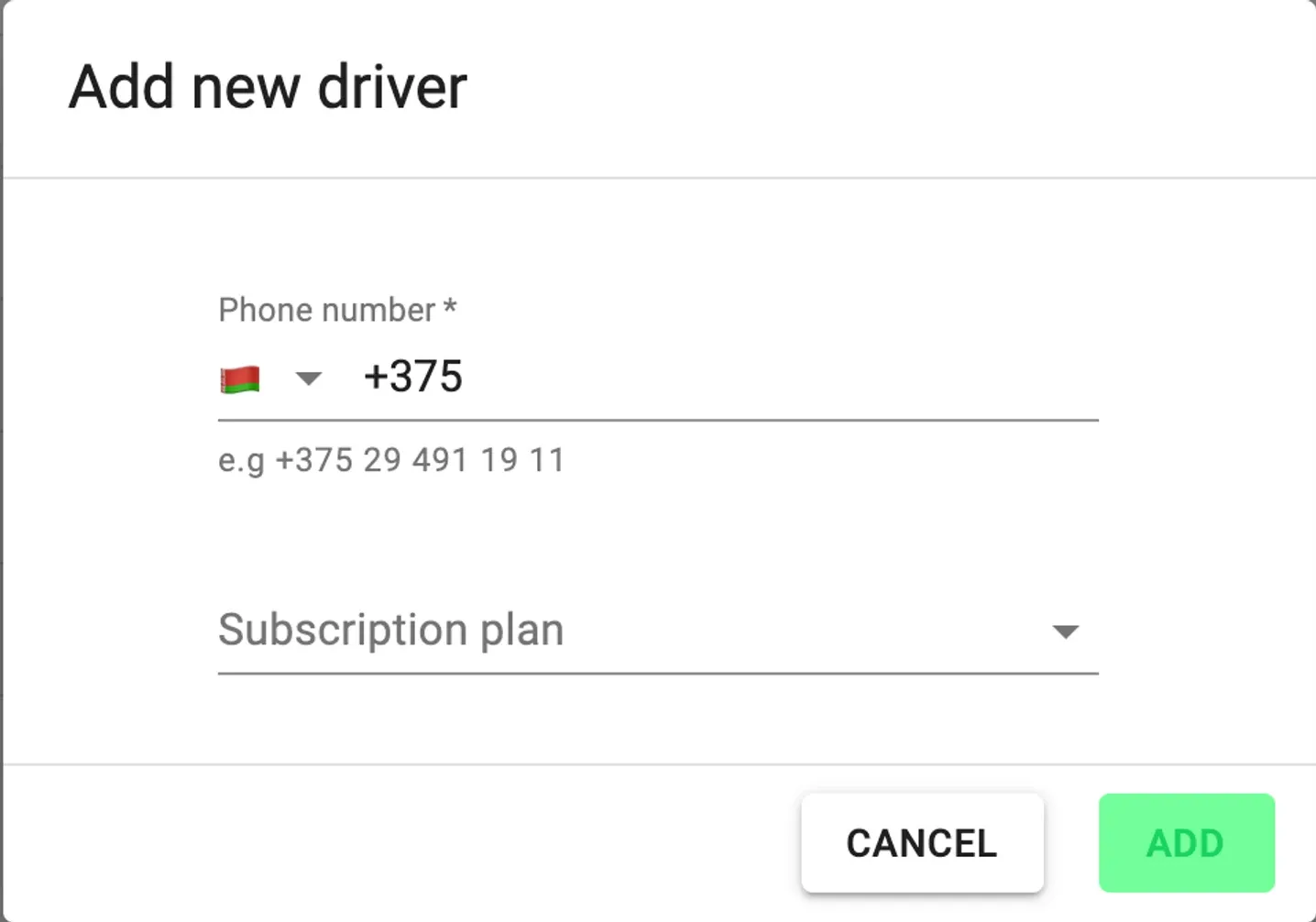 add new driver