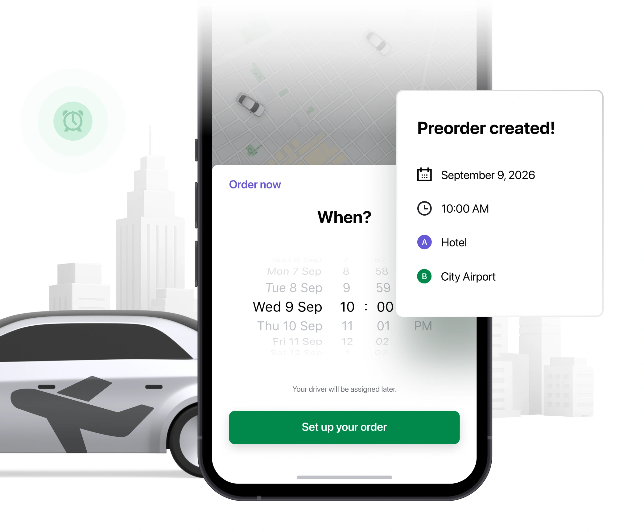 Win 2-3x higher-value rides with pre-booking