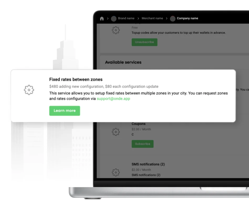 Zonas justas fixas e preços flexíveis