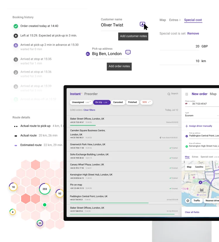 Aplicação do operador